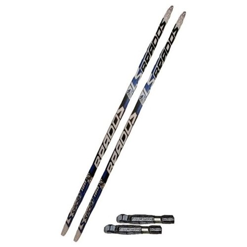 фото Лыжный комплект (лыжи, крепления) nnn 200, brados ls sport 3d black/blue stc