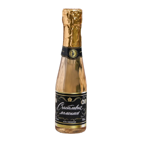 Купить Гель для душа-шампанское Счастливых моментов 250 мл, аромат нежной розы, Чистое счастье