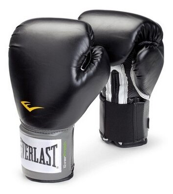 Перчатки тренировочные Everlast PU Pro Style Anti-MB Youth черные