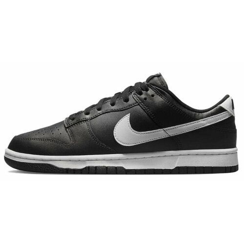 кроссовки nike dunk low полнота d размер ru 44 5 eu 45 5 29 5 см белый синий Кеды NIKE, размер 26 см | 41 eu | 40 ru, черный