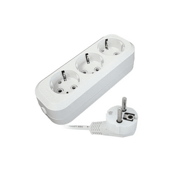 9631980 Удлинитель 3х10м с заземл. 10А IP20 E-303 ПВС 3х1 АБС-пластик Universal