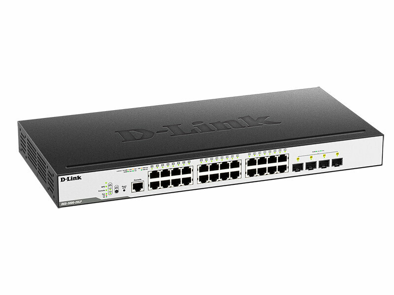 Коммутатор D-LINK DGS-3000-28LP/B1A — фото 1