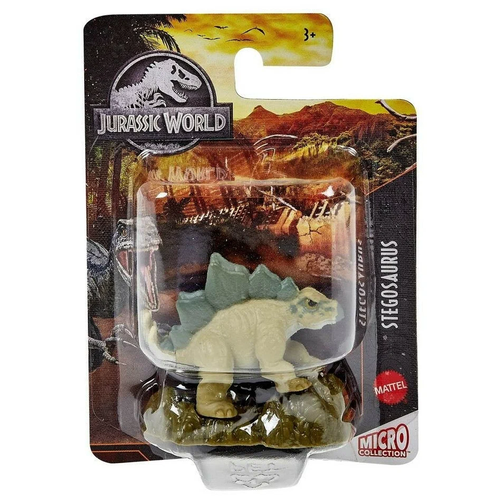 Мини-Фигурка Mattel Jurassic World Stegosaurus 5 см HBX27