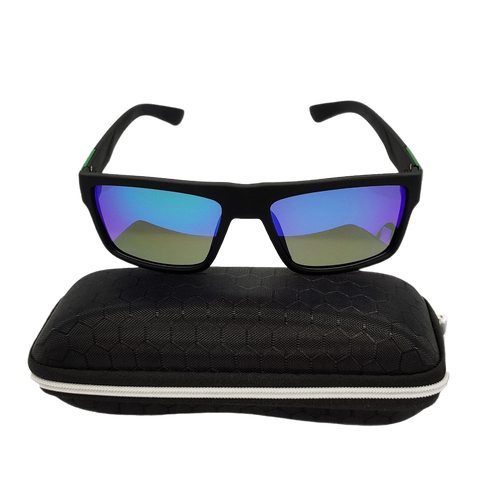 Солнцезащитные очки Polarized D918, зеленый, черный