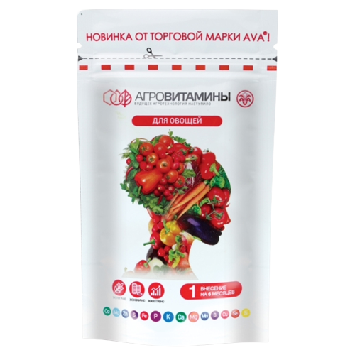 Удобрение AVA Агровитамины для овощей, 0.025 л, 0.0135 кг, количество упаковок: 1 шт.