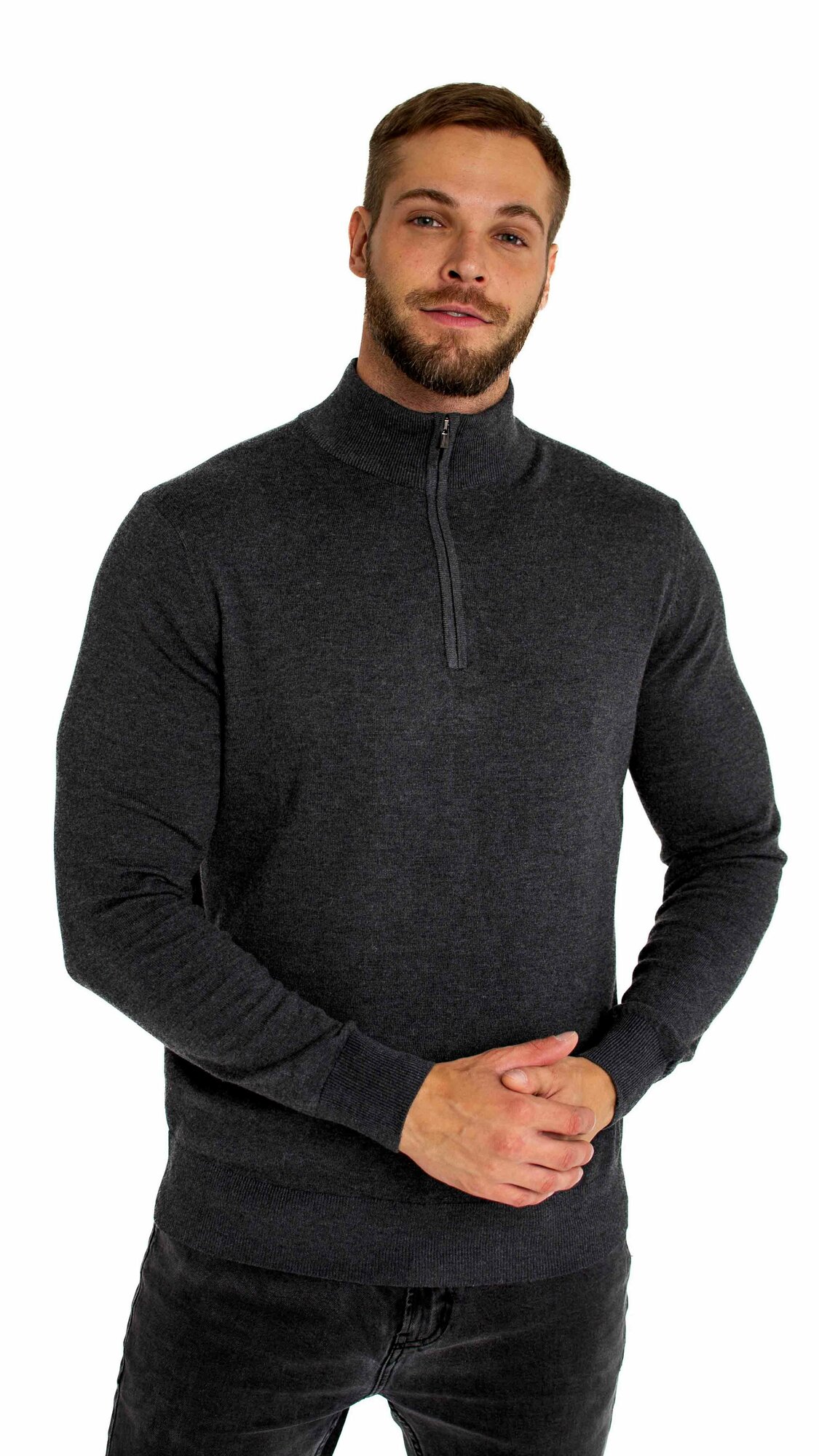 Пуловер Massimo Dia, размер M, серый
