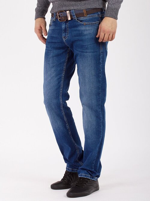 Джинсы Pantamo Jeans, средняя посадка, размер 29/34, синий