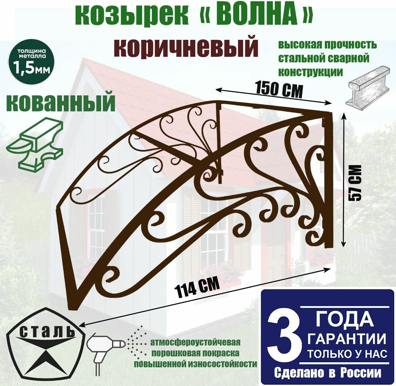 фото Козырек над дверью