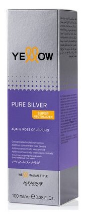 Yellow Краситель прямого действия Pure Silver, фиолетовый, 100 мл