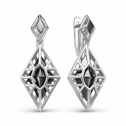 Серьги Oriental, серебро, 925 проба