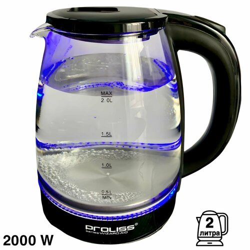 Чайник электрический стеклянный с подсветкой Proliss PRO-2126 2000 Вт 2л 159000₽