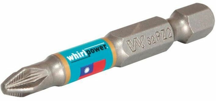 Бита WhirlPower 1/4 крест Pz2 L-50мм RSC 10шт