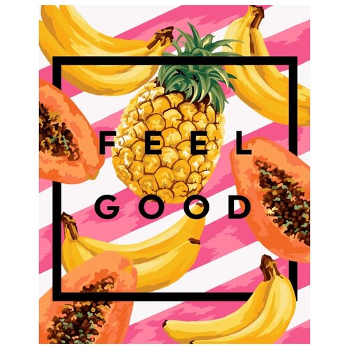 фото T005 набор для рисования по номерам 'почувствуй себя хорошо' 40*50см русская живопись