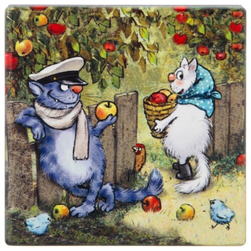фото Подставка под горячее коллекция blue cats 10 см lefard (229-544)