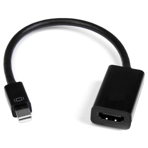 Видео адаптер Orient C302 mini DisplayPort на HDMI кабель 0.2 метра, чёрный видео адаптер orient c305 mini displayport на dvi hdmi displayport кабель 0 2 метра белый