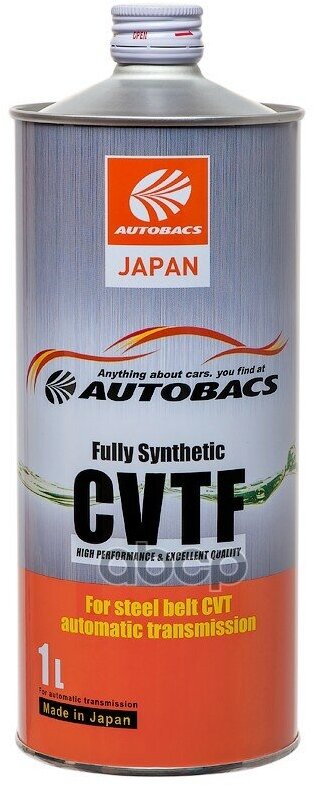 Autobacs Cvtf Fs / Масло Трансмиссионное Для Вариаторов Япония (1Л) AUTOBACS арт. A01555203