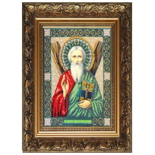 фото Б1006 набор для вышивания бисером 'паутинка' 'св. апостол андрей первозв.', 26*20 см
