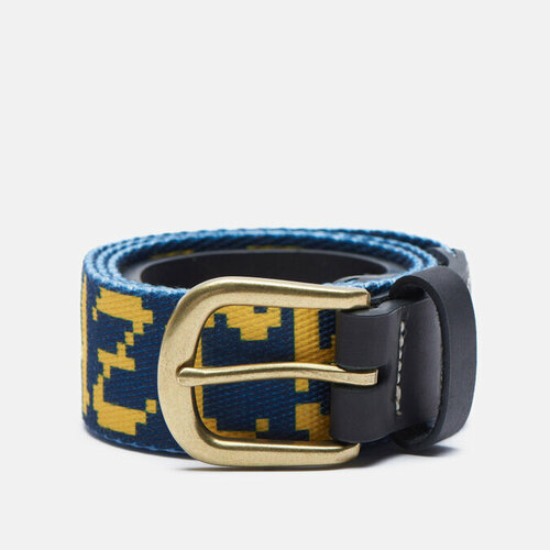 фото Ремень текстиль, синий bronze 56k