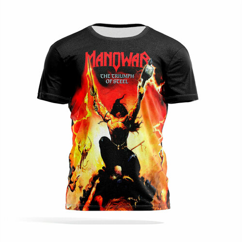 фото Футболка panin brand, размер l, черный, горчичный