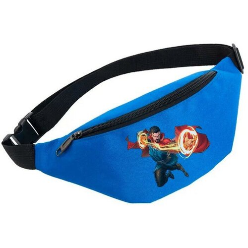 фото Сумка поясная noname, голубой