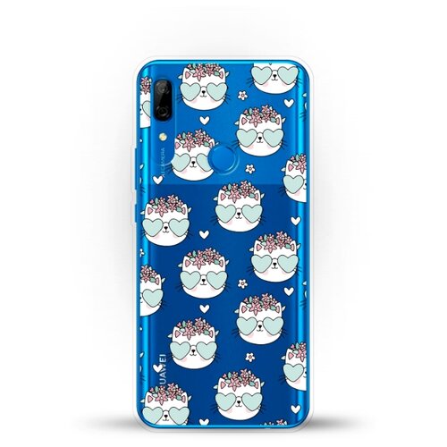 фото Силиконовый чехол узор из котов на huawei p smart z andy & paul