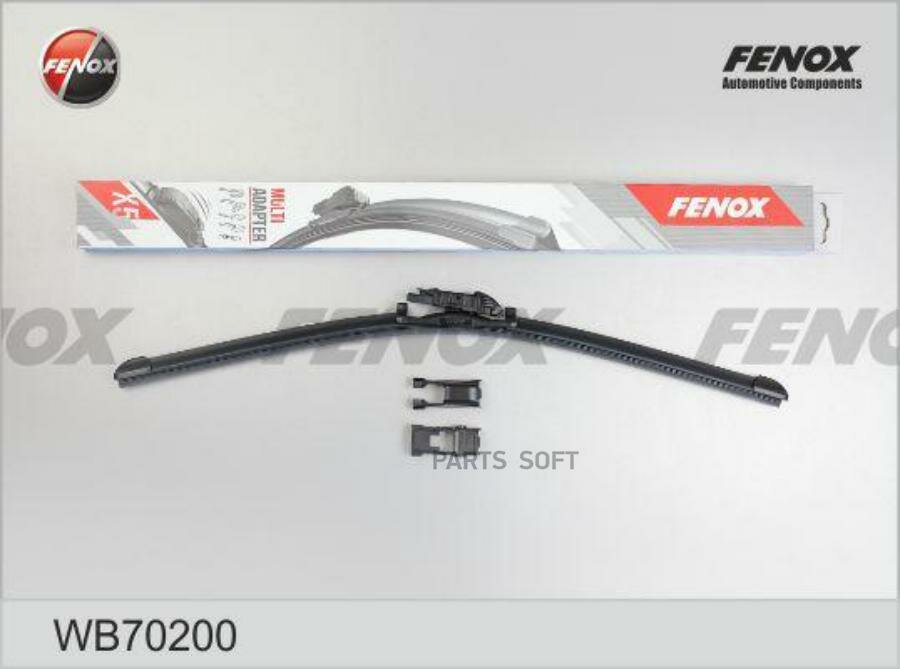 FENOX WB70200 щетка стеклоочистителя 70 СМ (28 ) бескаркасная крепление: 5 В 1