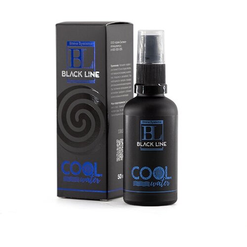 Shine Systems Black Line CoolWater - ароматизатор для авто и дома, 50 мл