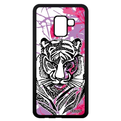 фото Чехол на телефон galaxy a8 2018, "тигр" охота tiger utaupia