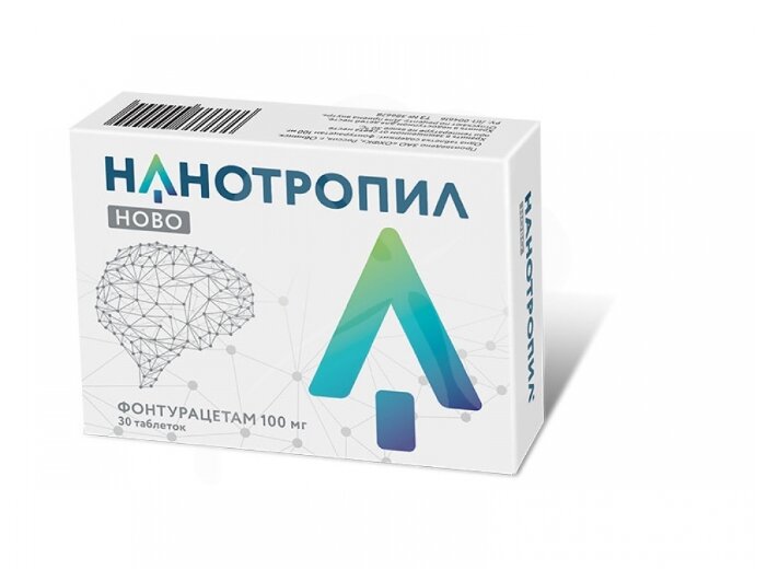 Нанотропил Ново таб. 100 мг №30