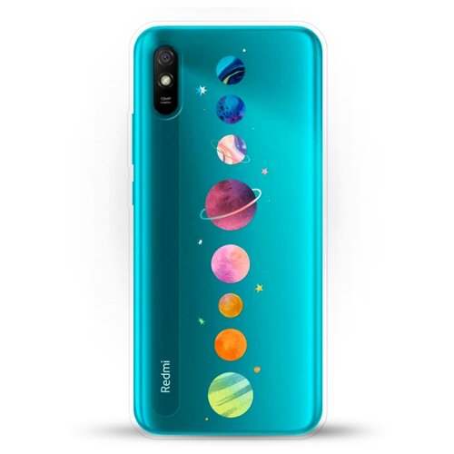 фото Силиконовый чехол планеты на xiaomi redmi 9a andy & paul