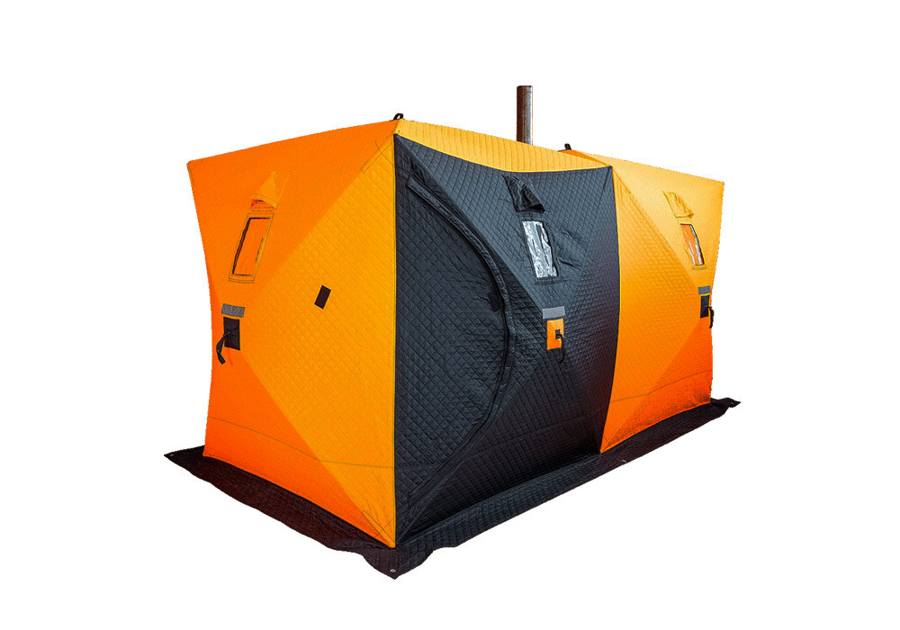 Палатка Куб Ex-Pro Winter 2 (Цвет-Черно-оранжевый)