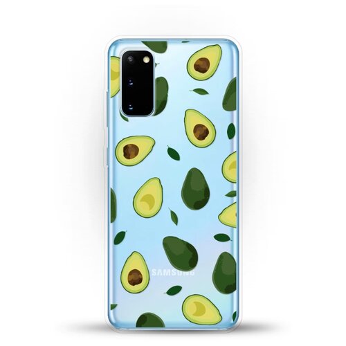 фото Силиконовый чехол узор из авокадо на samsung galaxy s20 andy & paul