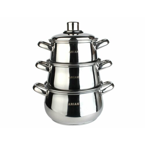 Набор кастрюль 6пр (1,5л(14см); 2л(16см); 2,5л(18см)) / 4STCLK0006063