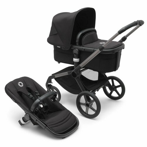 Коляска- трансформер Bugaboo Fox 5 Graphite/ Midnight black/ Midnight black