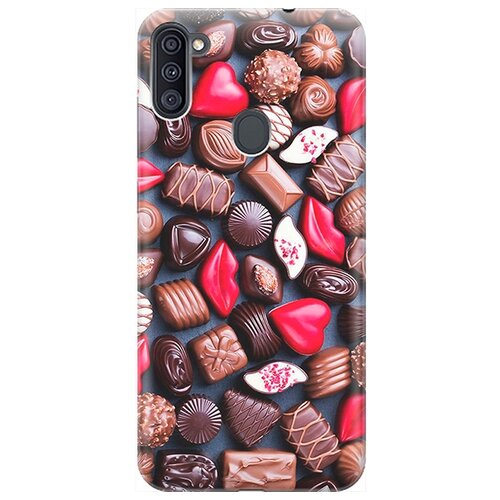фото Re:pa чехол - накладка artcolor для samsung galaxy a11 / m11 с принтом "набор шоколада"