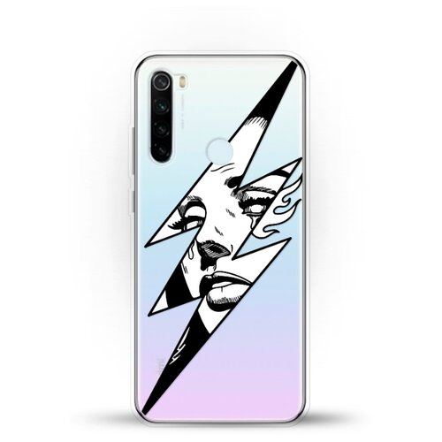 фото Силиконовый чехол молния на xiaomi redmi note 8t andy & paul