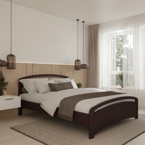 Односпальная кровать Кровать деревянная Бали Люкс 90*200, 90х200 см, ммк-древ