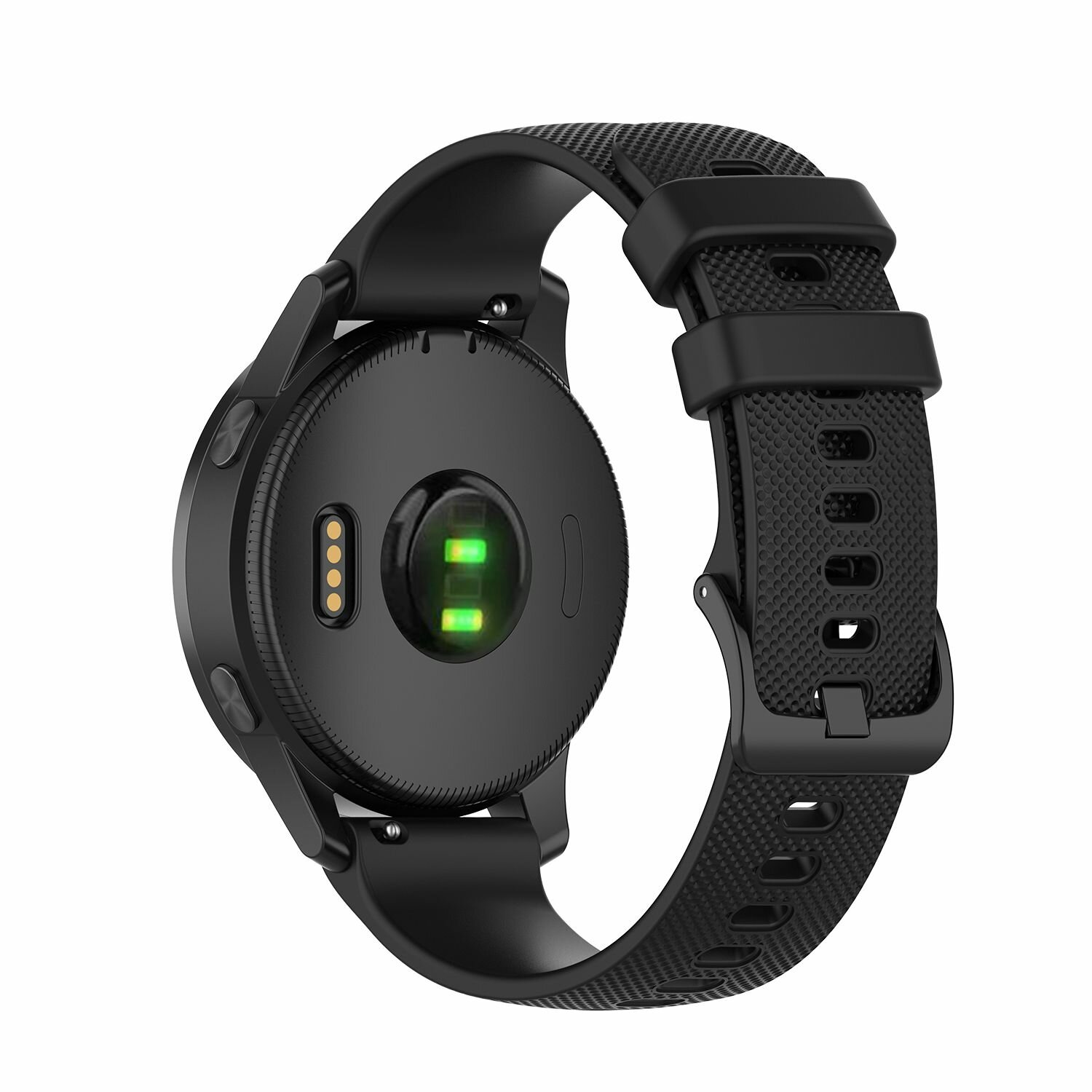 Сменный ремешок 22мм для Garmin Venu 2 / Vivoactive 4 / Forerunner 265 - черный