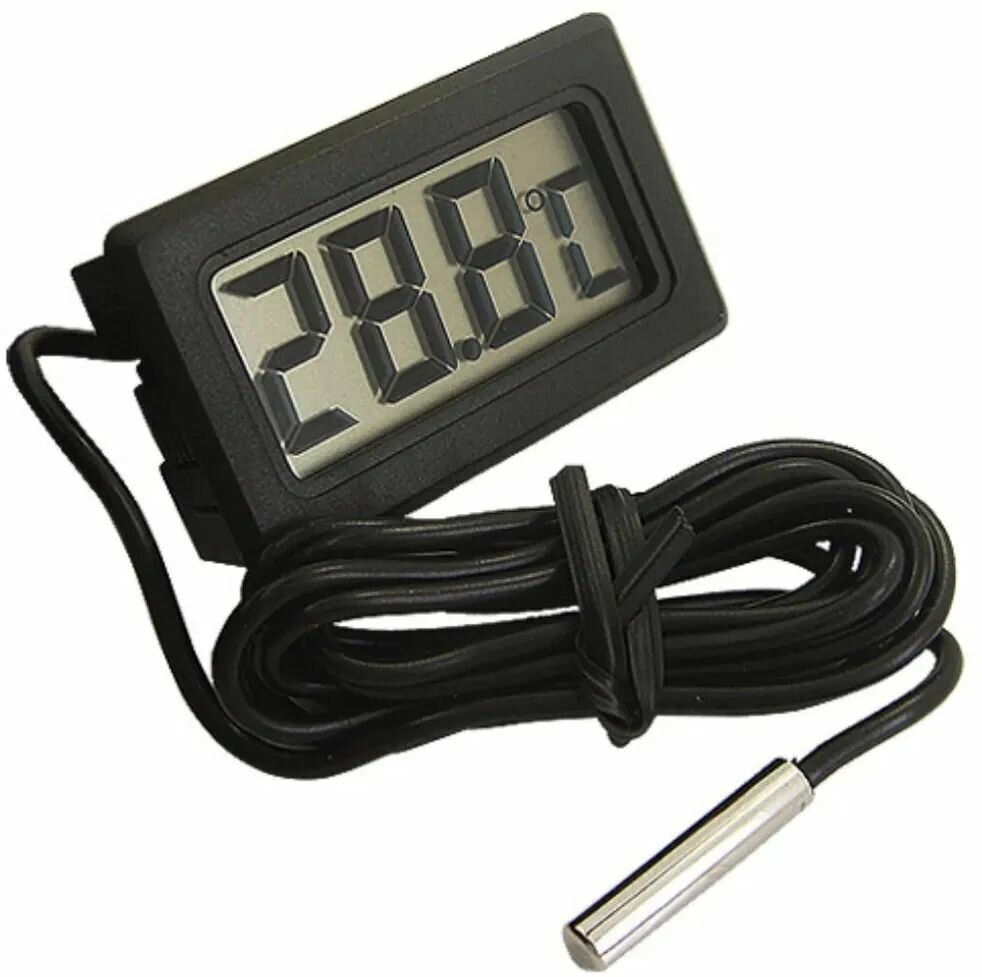 Электронный термометр с выносным датчиком, датчик температуры. - фотография № 6