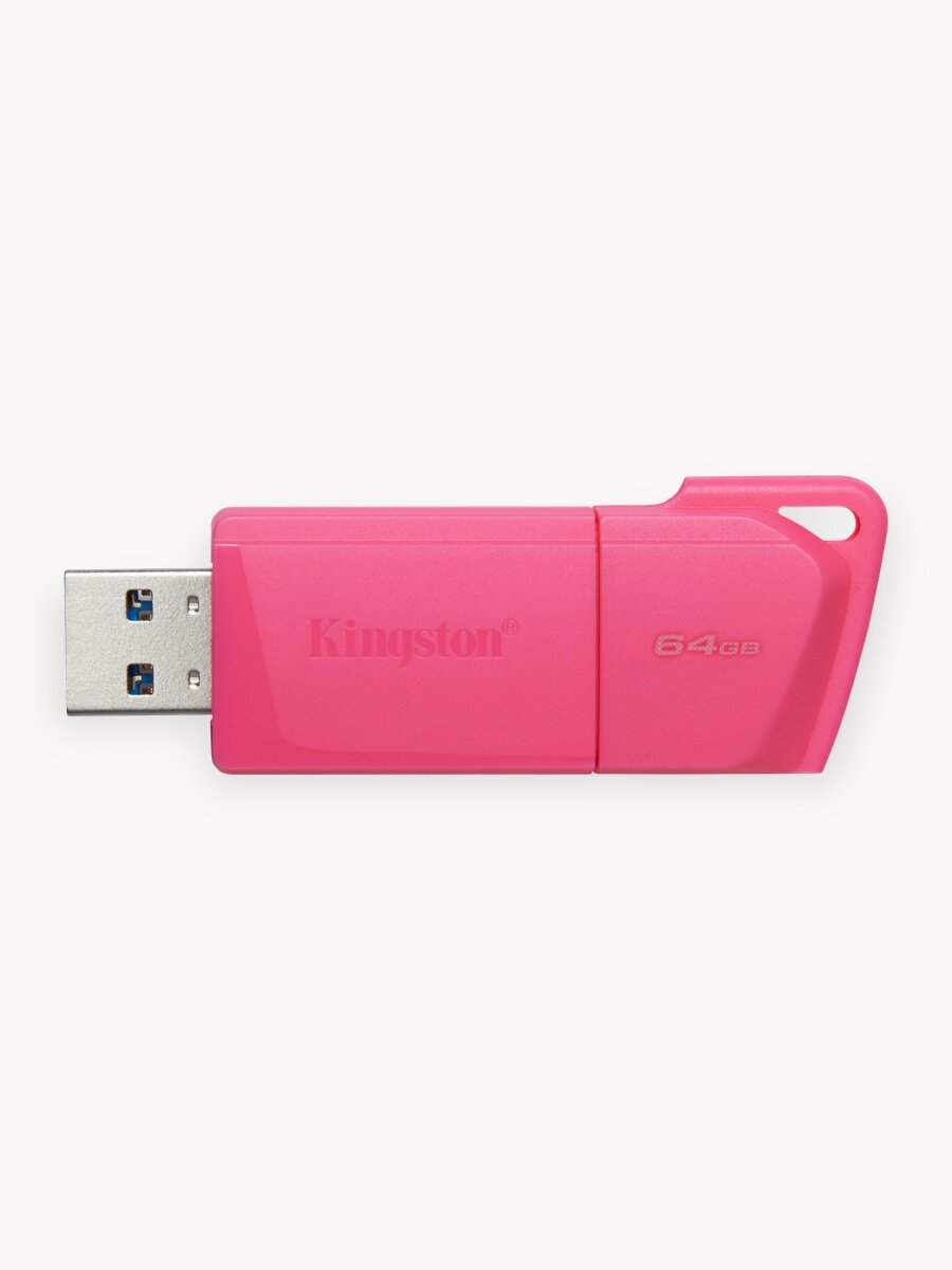 Флешка Kingston USB-накопитель DataTraveler Exodia M 64GB USB 3.2 NEON (PINK) розовый