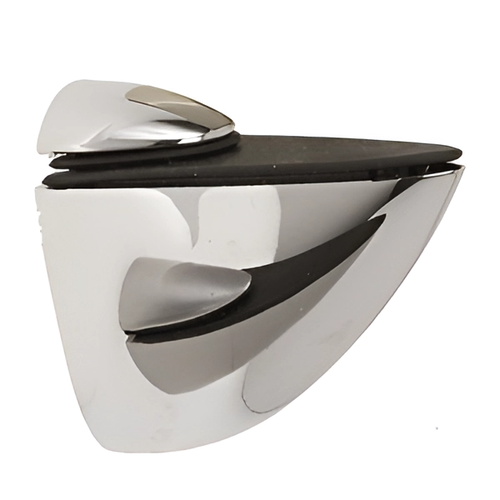 Полкодержатели (пеликаны) EDSON 8905 L CHROME большие 65*75 (до 25 мм), 15 кг (комплект 2 штуки)