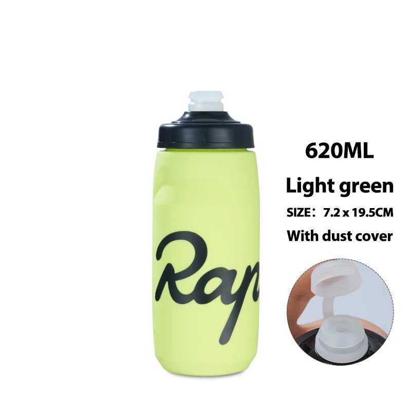 Велобутылка Rap Light green 620 мл с пылезащитной крышкой