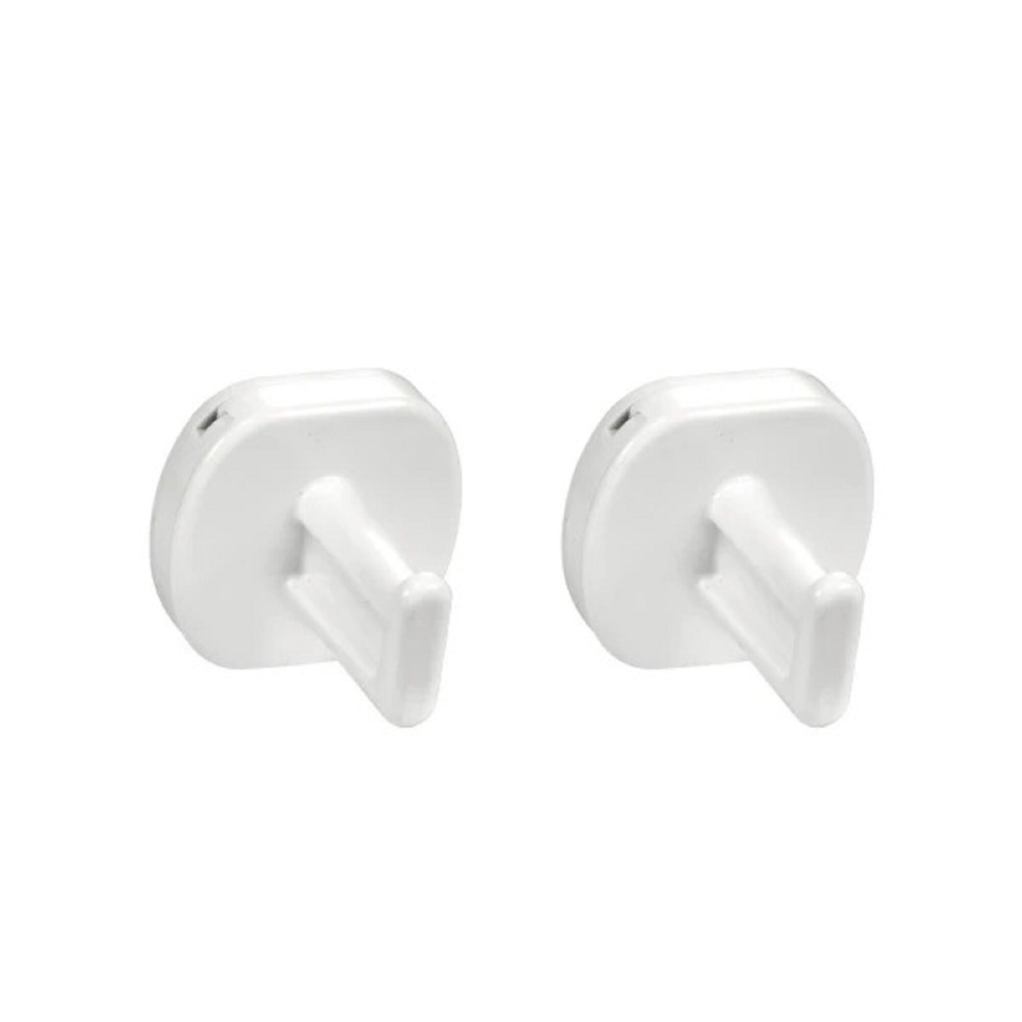 Крючок Tescoma ProfiMATE, набор 2 шт, пластик, белые, крепление на винтах