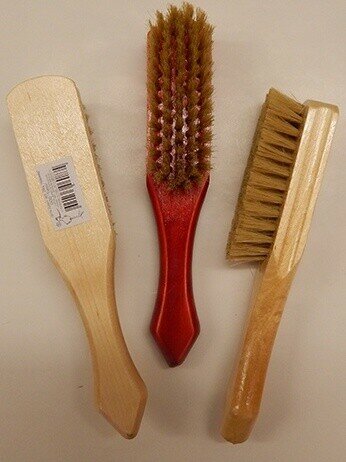 Щетка для обуви росма-д натуральная щетина, деревянная, 212x38 мм