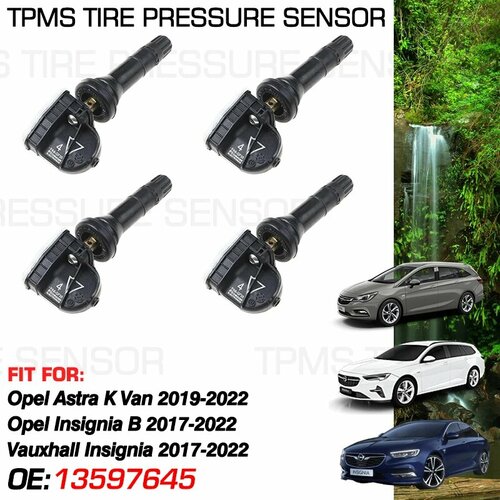 Датчик давления в шинах 433 МГц для Opel Astra K Van 2019-2022 Opel Insignia B Vauxhall Insignia 13597645 13522629 13597645 1 PC 685₽