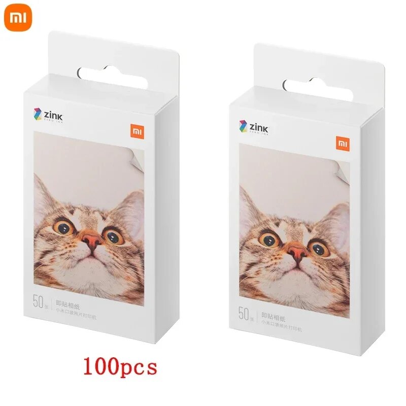 Бумага для фотопечати Xiaomi ZINK 10/50/100 листов — фото 1
