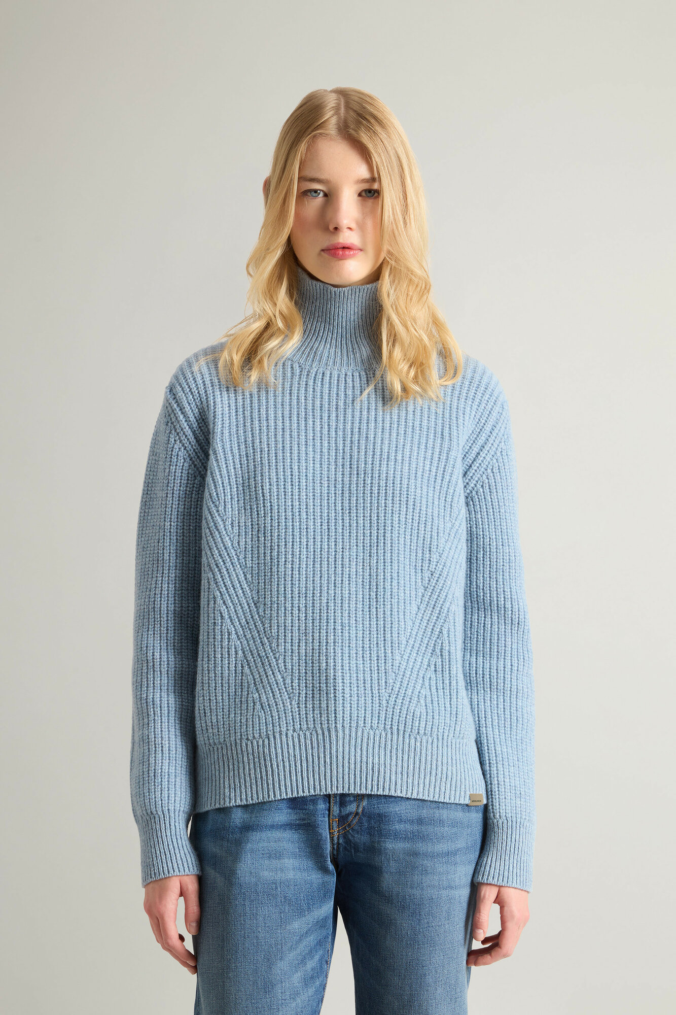Джемпер Woolrich, размер M, , голубой,
