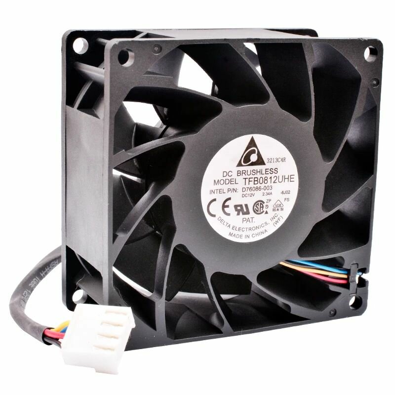 TFB0812UHE 8 см 8038 80x80x38 мм 80 мм вентилятор DC 12 В 2,34 А INTER PIN: D76086-003 Охлаждающий вентилятор, подходящи