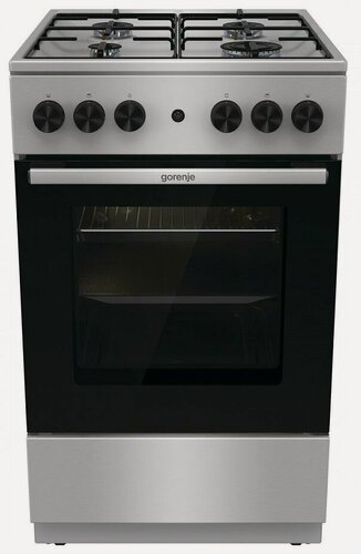 Изображение товара Плита Gorenje GGI5A21XJ, газовая, серебристый цвет, с ящиком для посуды