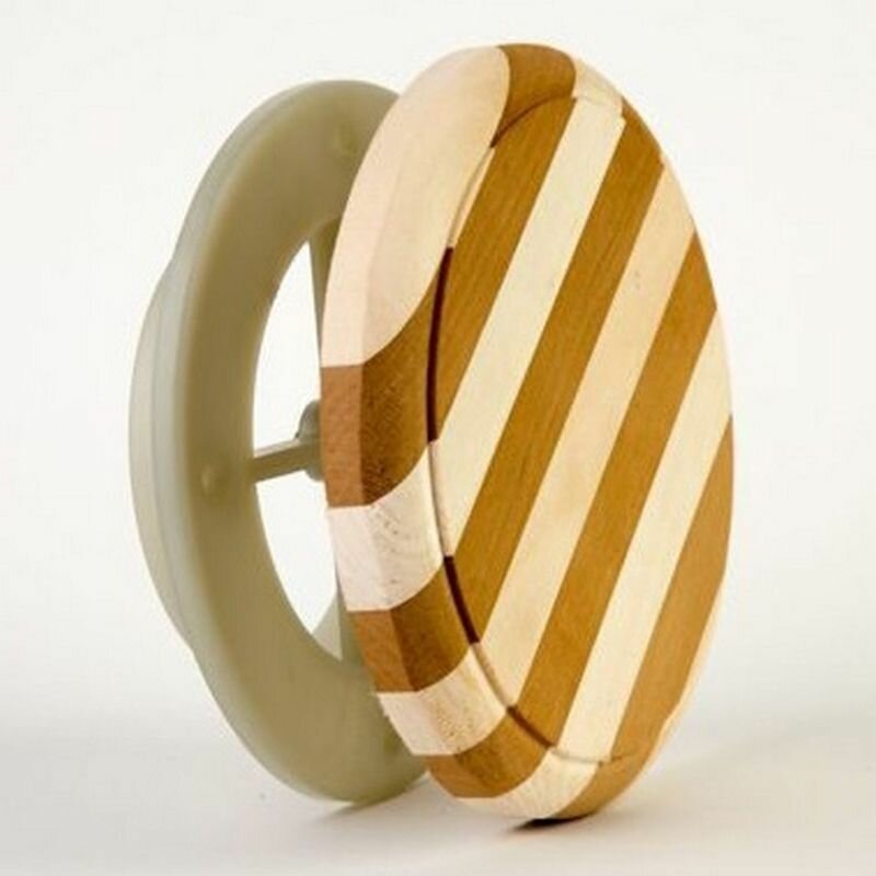 Вентиляционная заглушка для бани 212F D100 мм комбинированная древесина  Zebra 